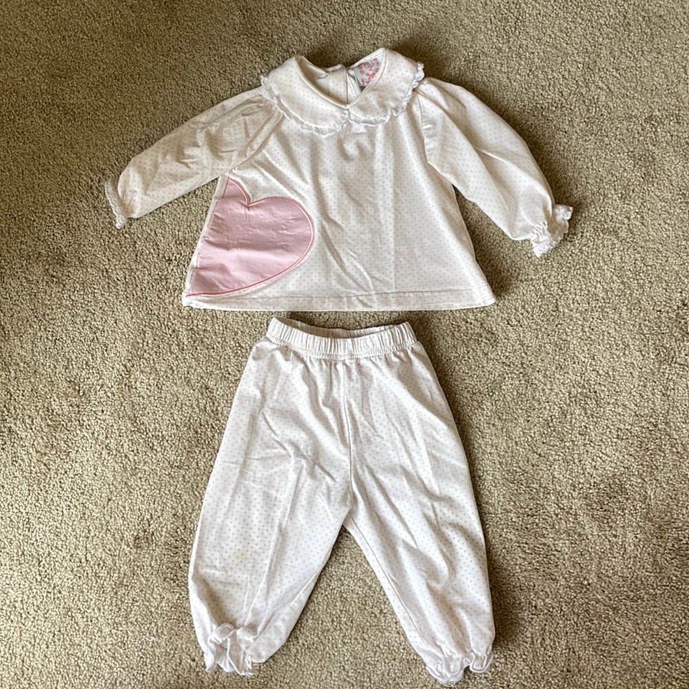 Heart Top and Pants Set